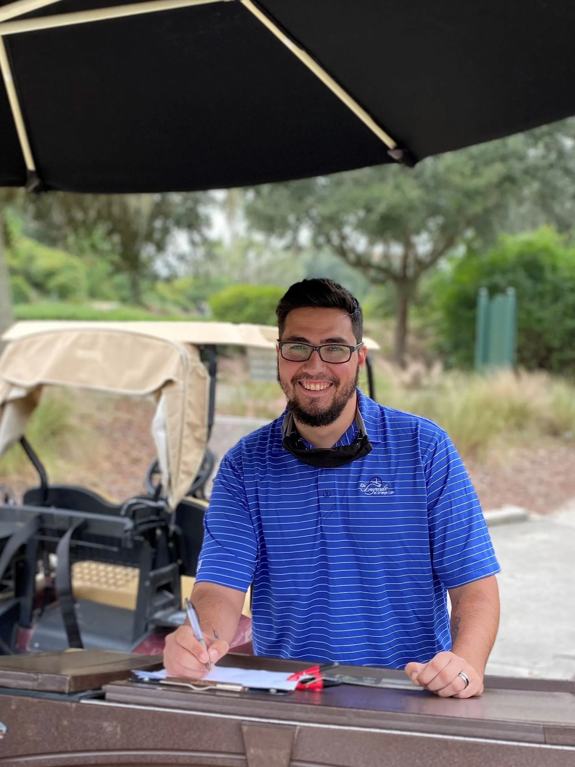 Orange Lake Golf team member on the course