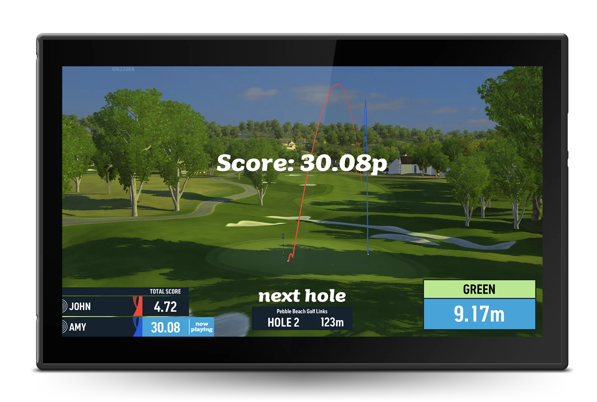 Approach Shot Challenge game screen