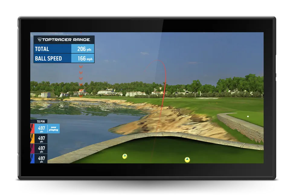 Virtual Golf game screen